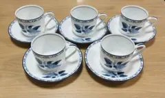 YUKIKO HANAI カップ&ソーサー　5個セット