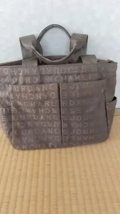 CHARLES JOURDAN トートバッグ ロゴ柄