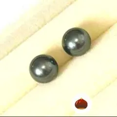ピアス　レディース　パール　シルバー　黒　真珠　　グレー　大人可愛い　冠婚葬祭