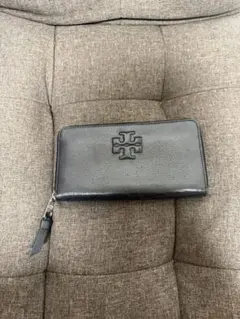 TORY BURCH ラウンドファスナー長財布 ブラックのサムネイル