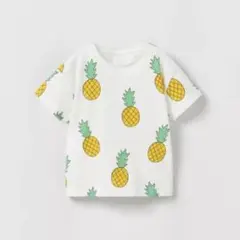 美品！【ZARA】ザラキッズ トップス 半袖Tシャツ パイナップル 110cm