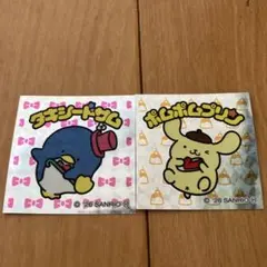 ロッテサンリオキャラクターズマンシールチョコ タキシードサムポムポムプリンのサムネイル