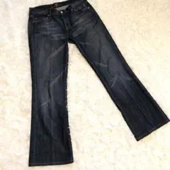 【USA製】7 For All Mankind デニム ジーンズ 29 美脚のサムネイル