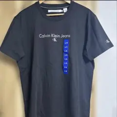 新品Calvin Klein CKロゴTシャツ 黒 L メンズ 人気定番
