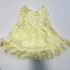 baby GAP イエロー ノースリーブワンピース12-18month