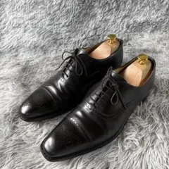Berwick ストレートチップ 黒 内羽根式 26.5㎝相当のサムネイル
