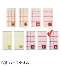 【こーま様専用】G賞 ハーフタオル