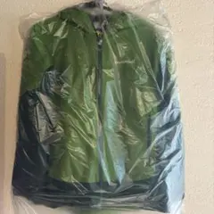 【美品】モンベル　パウダーステップパーカー 160cm グリーン