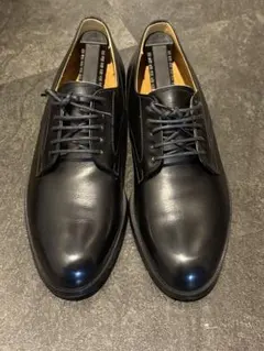 リーガルドレスシューズ 25cm 革靴プレーントゥ 外羽根ブラック