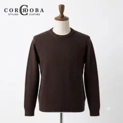 CORDOBA クルーネックニット セーター ブラウン Mのサムネイル