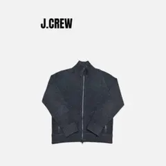 J.CREW 黒 ドライバーズニット ウール フルジップ vintage 激レアのサムネイル