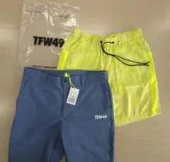 【美品・未使用】TFW49 ハーフパンツ Sサイズ イエロー ゴルフにも最適 未使用品 メンズ ティーエフダブリュー フォーティーナイン