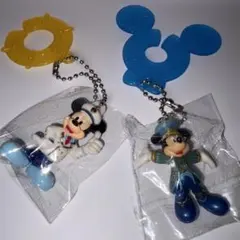 ミッキーマウス キーホルダー 2点セット