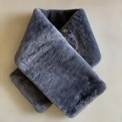 グレー ファー マフラー 約110cm新品 値下げしました！