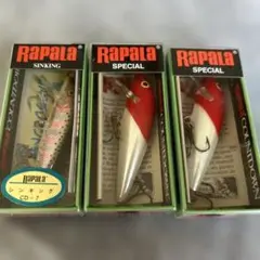 Rapala CountDown CD-7 ルアー 3個セット（セール中）