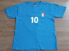 Diadora R.Baggio 10 Tシャツ ブルー バックプリント M - メルカリ