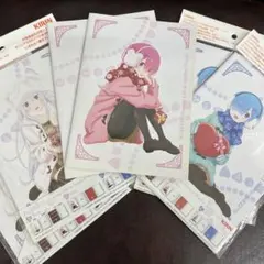 リゼロ エミリア ラム レム A5ノート 全3種×2冊