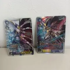 數碼寶貝卡牌 墮天地獄獸 P卡與SEC卡 兩張一組