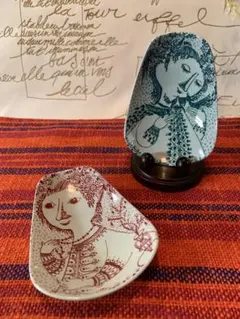 Arii Momoyo Pottery シノワズリー　女の子　お皿 お値下げarii momoyo pottery お皿 - メルカリ