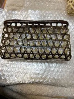 目籠　千代掛け　竹籠　携帯入れ