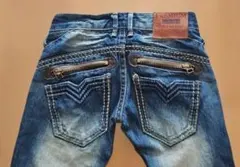 ‼️最終値下げ❤️ロリータジーンズ❤️ ジッパーポケット付きデニム