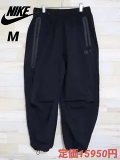 新品　Mサイズ　NIKE ナイキ　テック　ウーブン　オープンヘムパンツ　黒のサムネイル