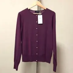 green label relaxing【新品】 カーディガン　パープル　38
