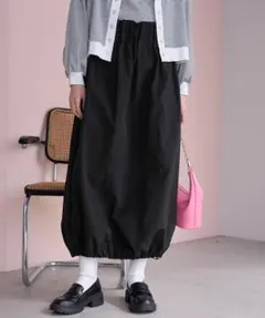 ロペピクニック　レディース　バルーンスカート　黒　ブラック　Mサイズ