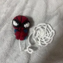 スパイダーマン あみぐるみ ハンドメイド