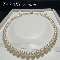 テリ◎/オーロラ✨田崎真珠/TASAKI あこや真珠 パール ネックレス 7.5のサムネイル