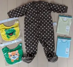 新品 未使用 未開封 ロンパス スタイ フリース ユニクロ アカチャンホンポ