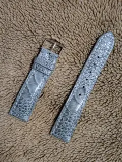 新品　ジャガールクルト　オーストリッチ　替えベルト　青　21mm 新品 ジャガールクルト オーストリッチ 替えベルト 青 21mm - メルカリ