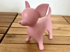 DOG TORSO ピンク 犬 アクセサリースタンド チワワ ペーパーウェイト