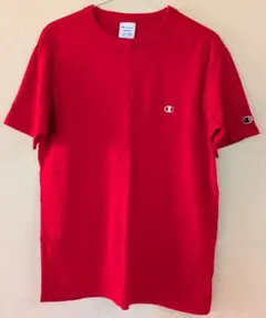 Champion ワンポイント赤Tシャツ