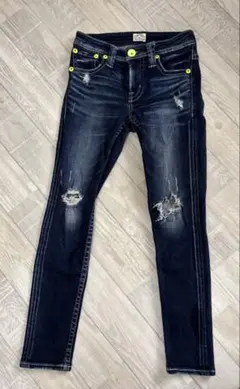 RODEO CROWNS ロデオクラウンズ ダメージスキニー デニム 25インチのサムネイル