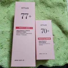 ANUA PEACH 77+ NIACIN トナー & 70+ セラム