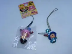 F★福岡限定 ワンピース チョッパー博多ラーメンとんこつ 根付けストラップ他2点