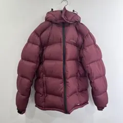 R00503 Eddie Bauer ワインレッド ダウンジャケット Mサイズ