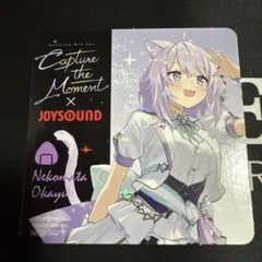 홀로 라이브 JOYSOUND 코스터 홀로그램 고양이 마타오카유
