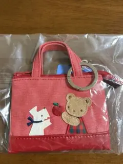 【新品未開封】familiar ファミリア ミニデニムバッグ　赤