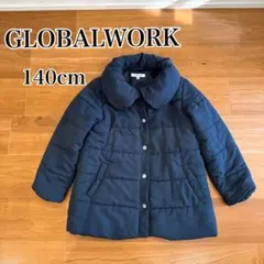 GLOBALWORK グローバルワーク　紺　ネイビー 中綿コート　140cm