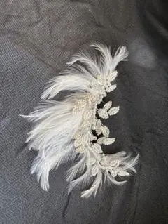 メゾンシュシュ　スワン　フェザー　ヘッドドレス　Main chou chou