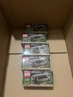 東京ヴェルディ チームバス トミカ ５個