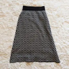 Lugnoncure ダイヤモンドパターンスカート フリーサイズ ニット