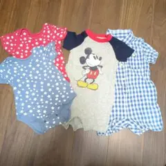 babyGAP　半袖ロンパース80　西松屋肌着80