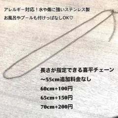 アレルギー対応！ステンレス製喜平シルバーチェーンネックレス　キヘイのサムネイル