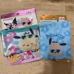 サンリオ ポチャッコ キャンドゥ フラットポーチ&巾着のサムネイル