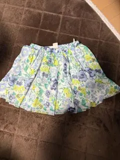 MPS◆120◆花柄シフォンフレアスカート キュロットパンツ