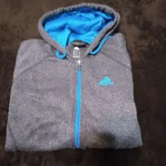 adidas パーカー　CLIMAWARM　グレー