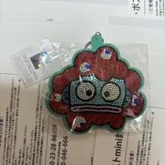 大阪万博 サンリオ ミャクミャク ハンギョドン キラキラレザーキーホルダー